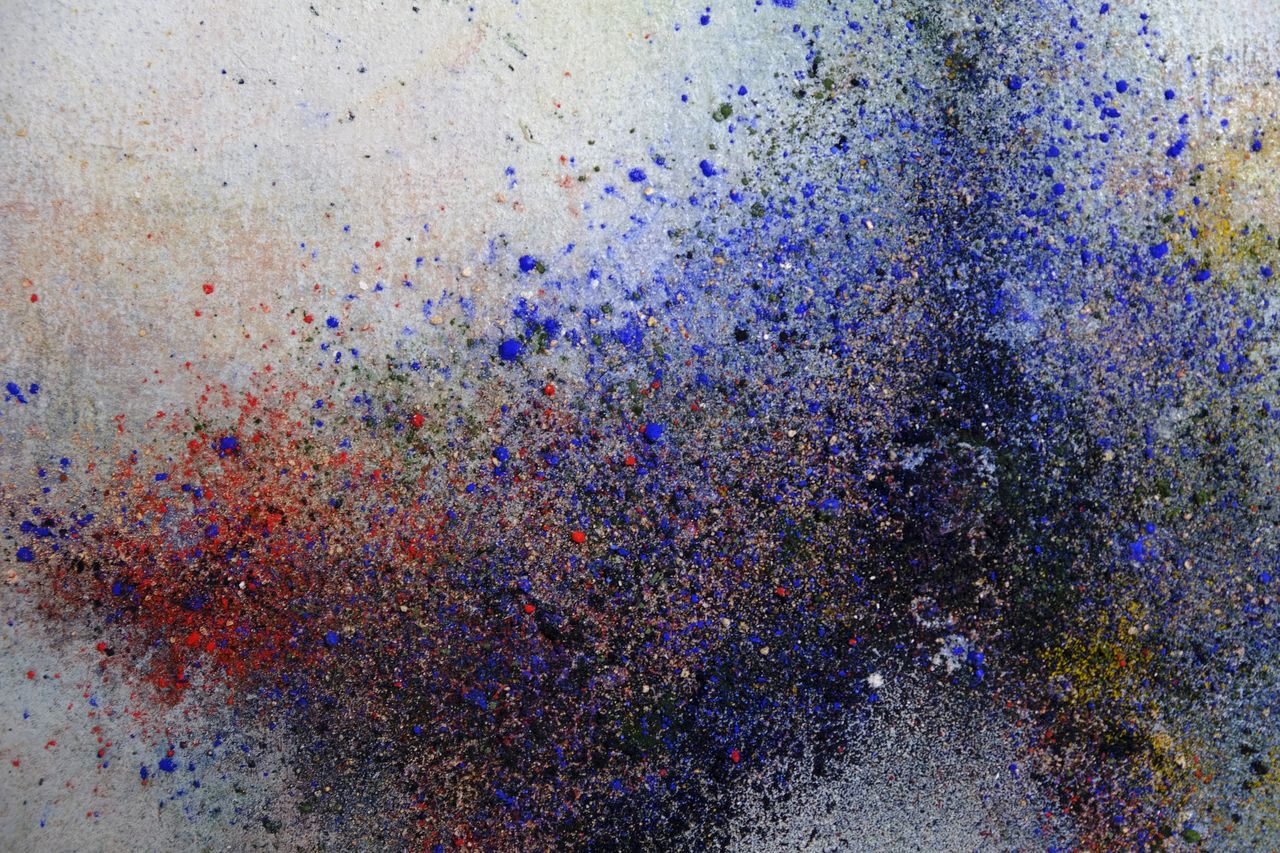 Sans titre - Technique mixte (acrylique, pigments) - 93 x 61 - 2019