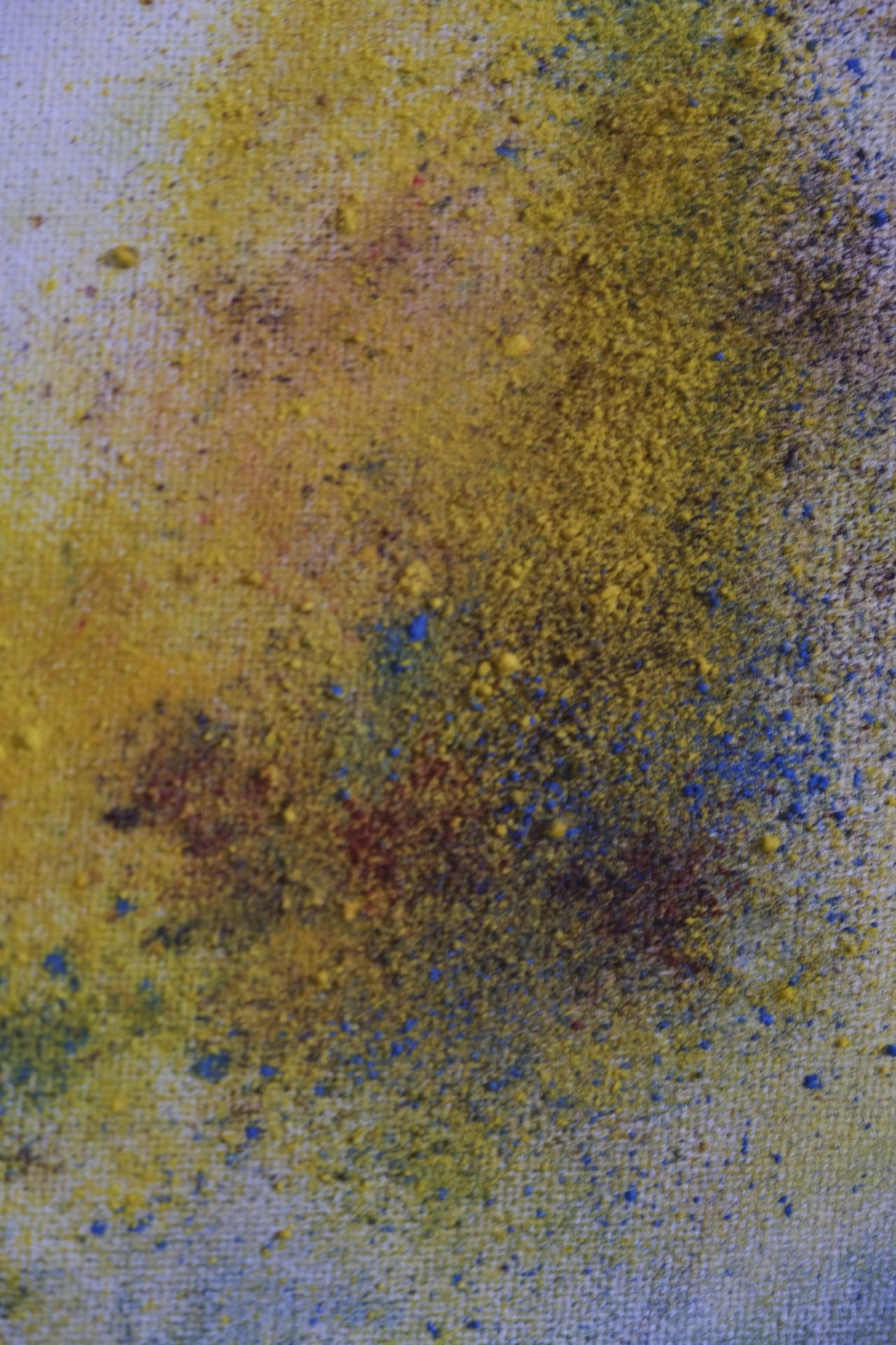 Sans titre - Technique mixte (acrylique, pigments) - 60 x 60 x 7,5 - 2019